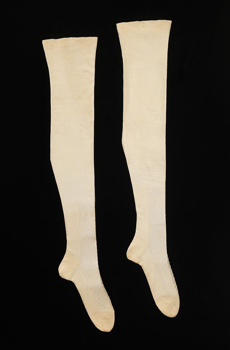 British stockings at The Met 2009.300.1687a, b