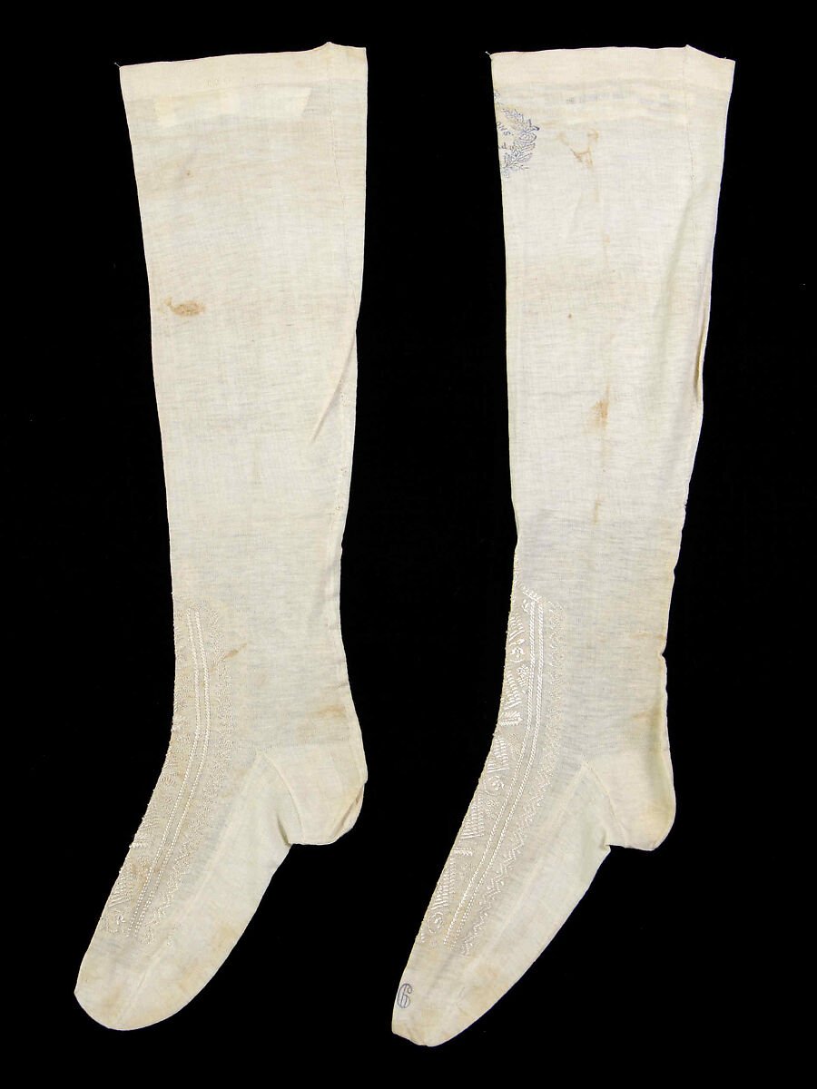 British stockings at The Met 2009.300.7728a, b