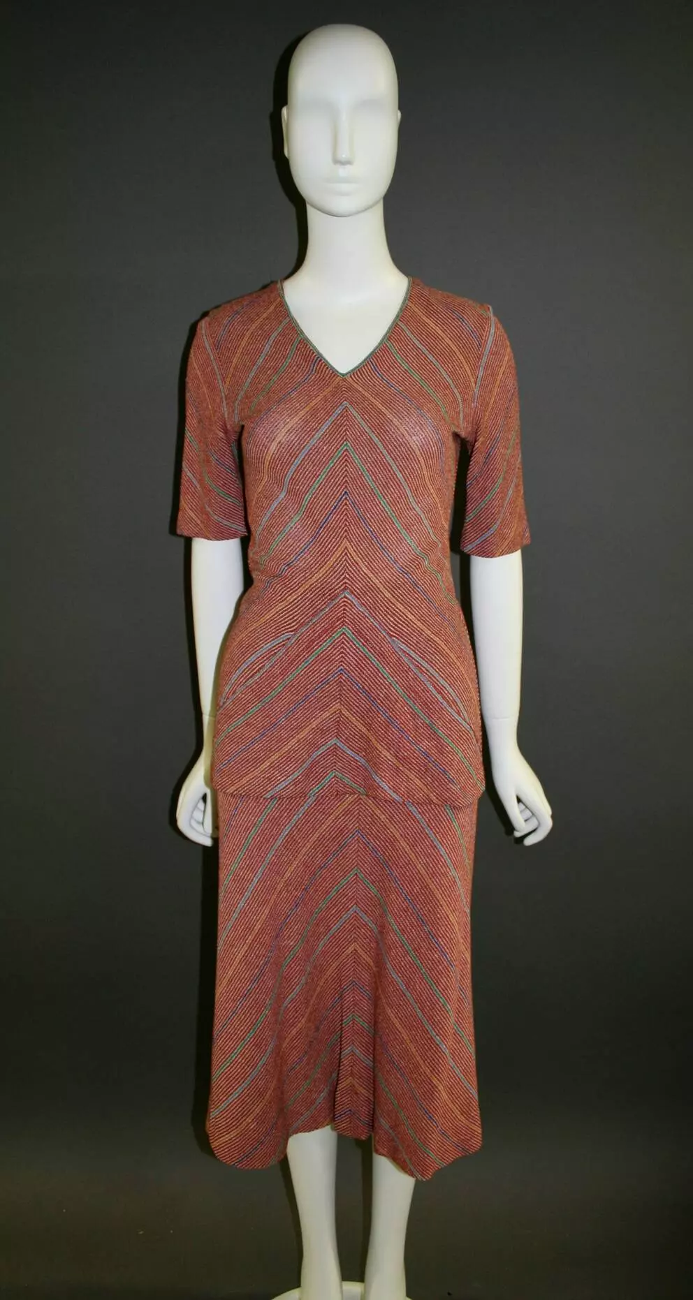 Two-piece ensemble, 1974, M 22362, first view. Compare appearance with the catalogue’s materials.